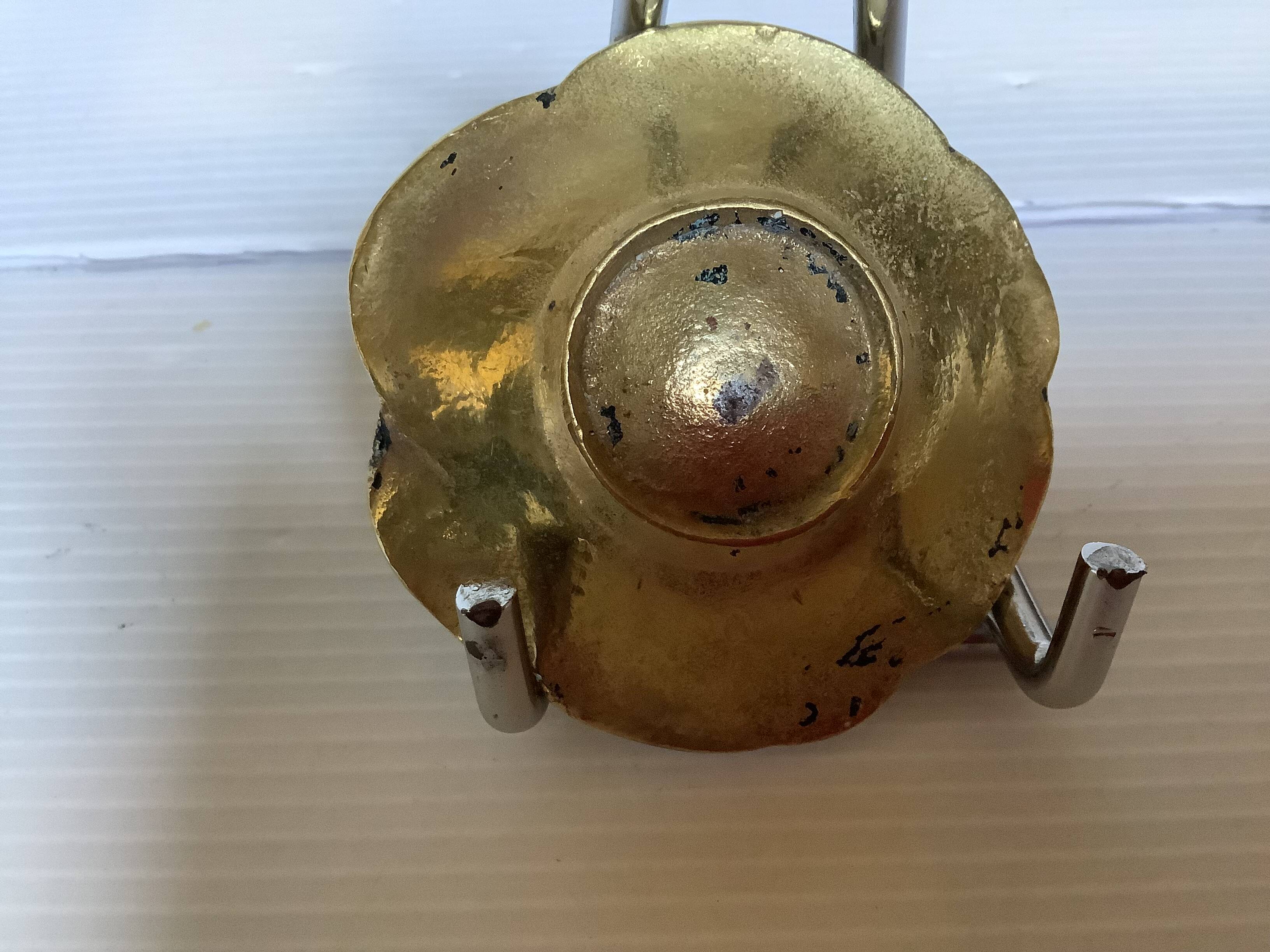 Mini brass flower pocket tray