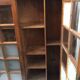 Old wall case has pharmacy