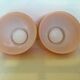 Five old orange duralex bowls