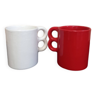 Pair of cups by Gabbianelli