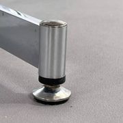 Table de repas ovale et extensible des années 50 chrome et formica