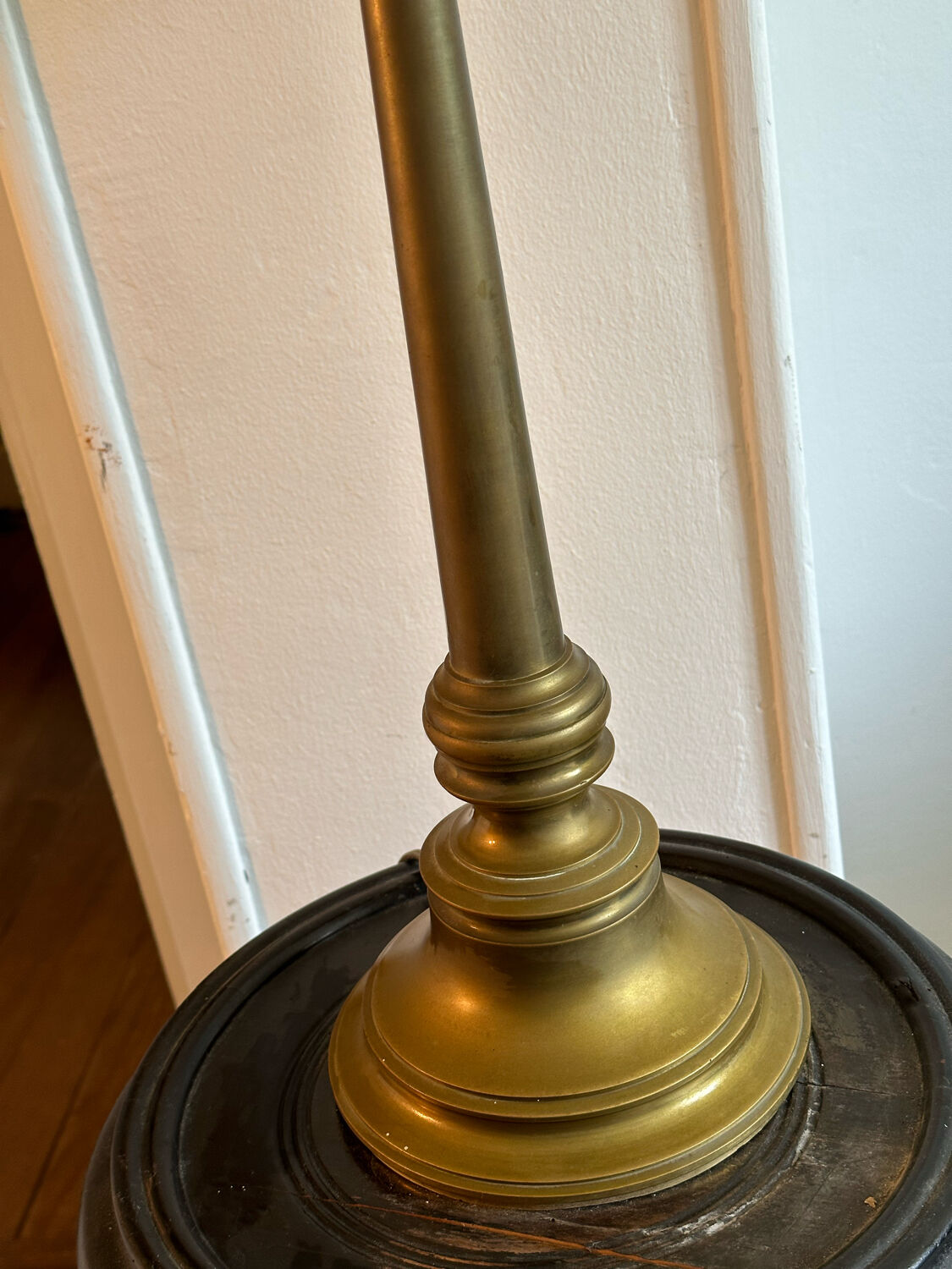 Large 70's brass lamp