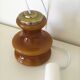 Vintage amber opaline hanging lamp 70 years