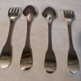 Pair of spoons and forks Christofle