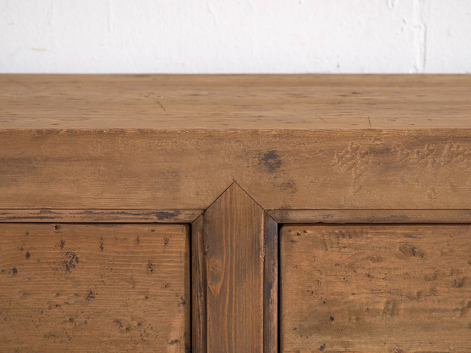 Small antique two-door sideboard (circa 1900)