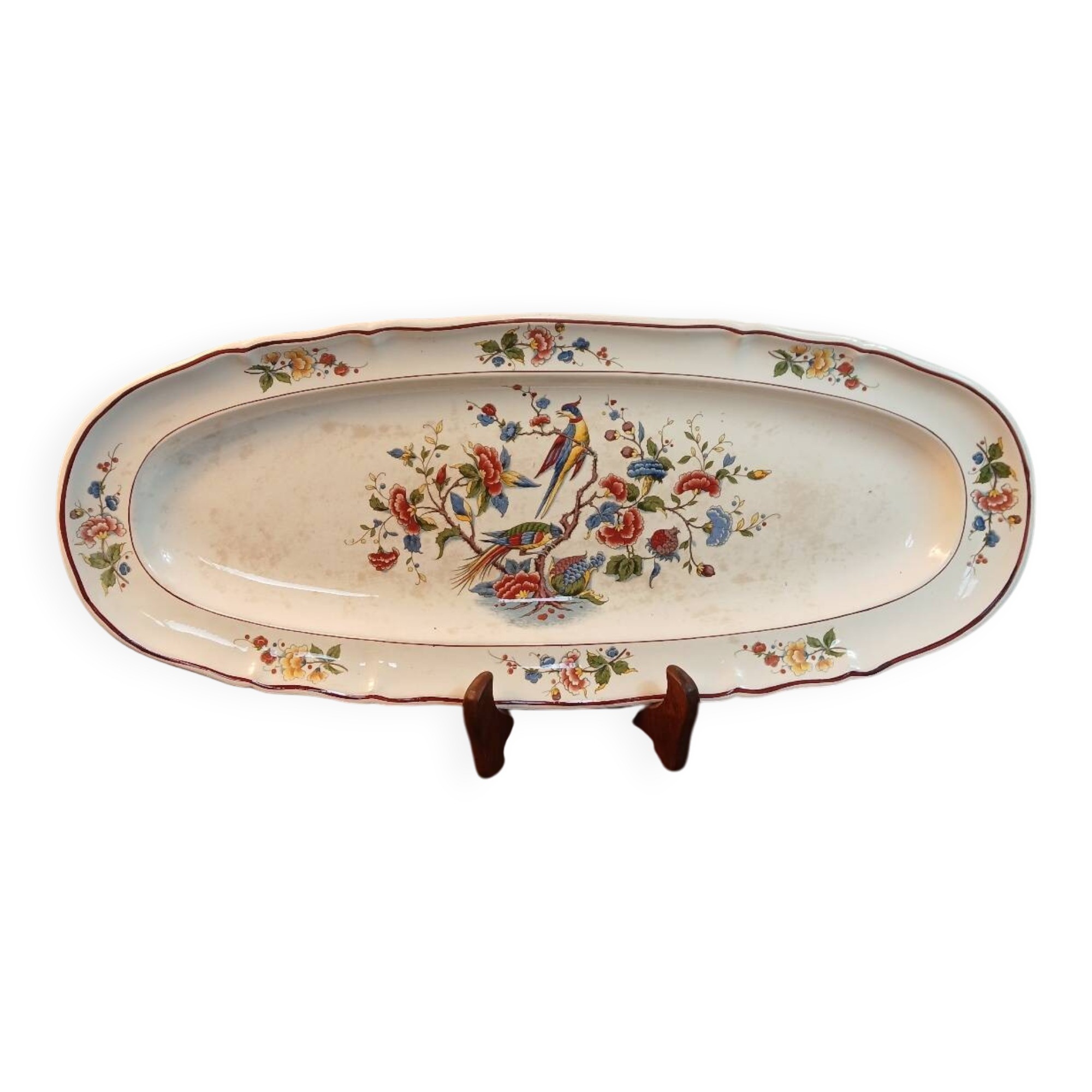 Large oval dish Villeroy & Boch model Phoenix, 59×24 cm, earthenware