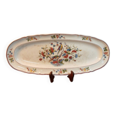 Grand plat ovale Villeroy & Boch modèle Phoenix, 59×24 cm, terre de fe