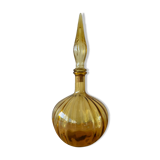 Amber yellow bottle from Empoli, Italy