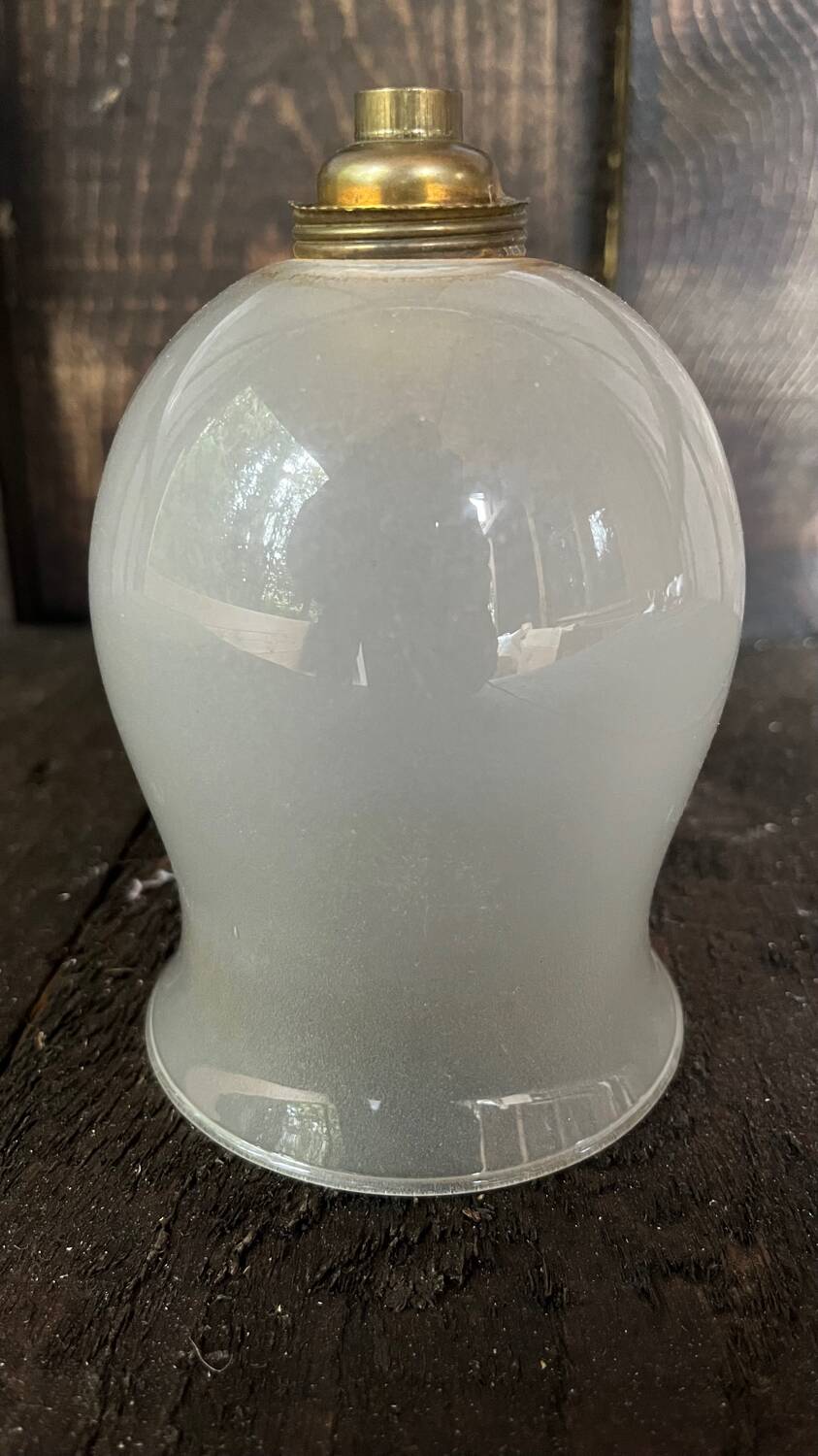Paire d’appliques laiton et verre vintage