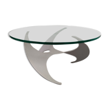 Table basse "Propeller" par Knut Hesteberg pour Ronald Schmitt, années 70