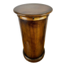 Small cylindrical wooden mini-bar