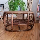 Rattan coffee table