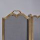 Italian folding gilt bronze fire screen, 1940s