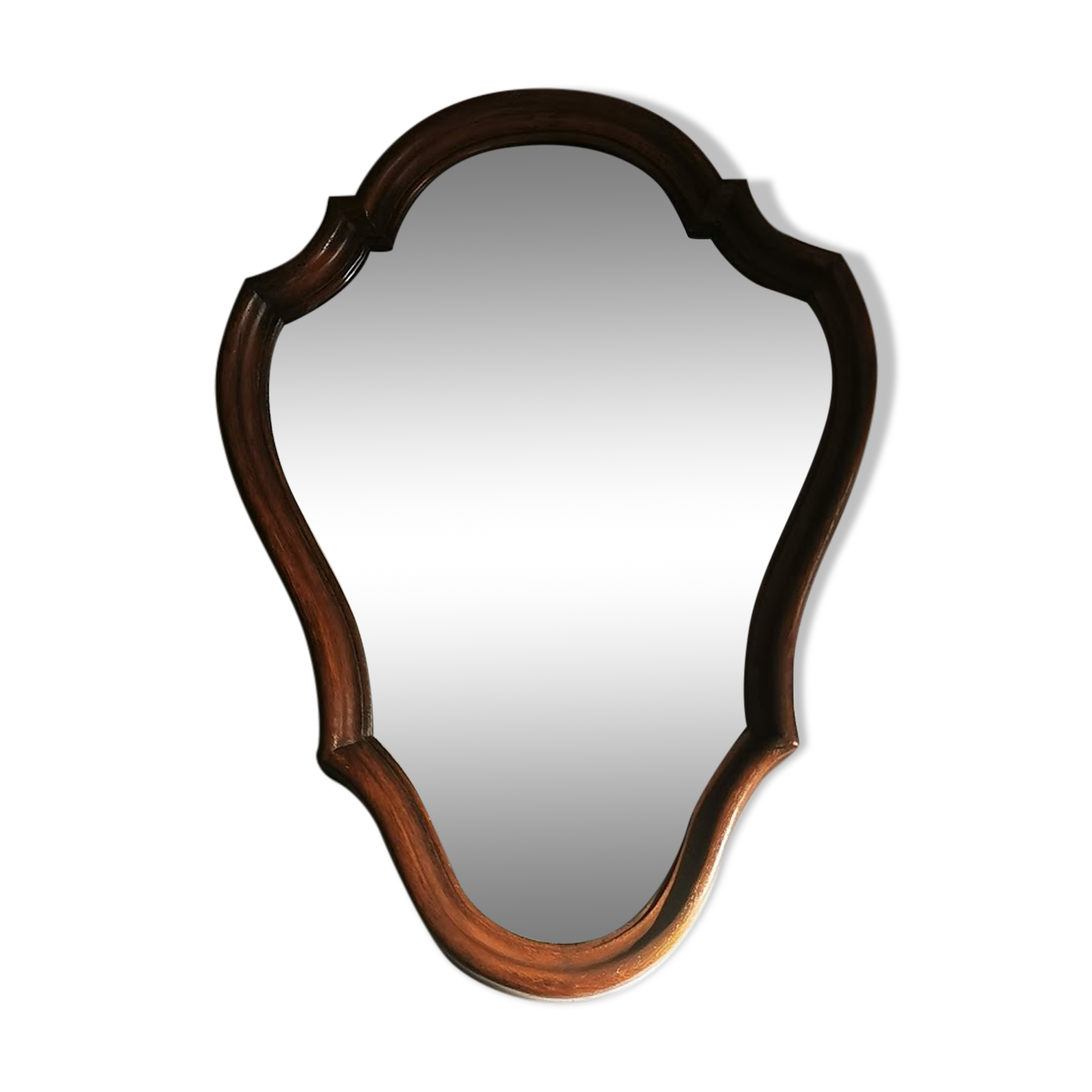 Baroque style wood mirror