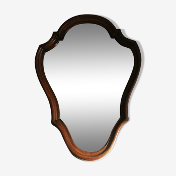 Baroque style wood mirror