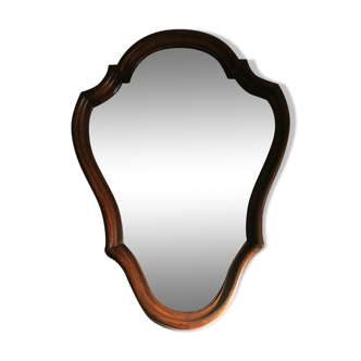 Baroque style wood mirror