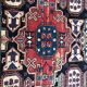Carpet vintage Caucasian Chirwan done hand 140 X 210 CM