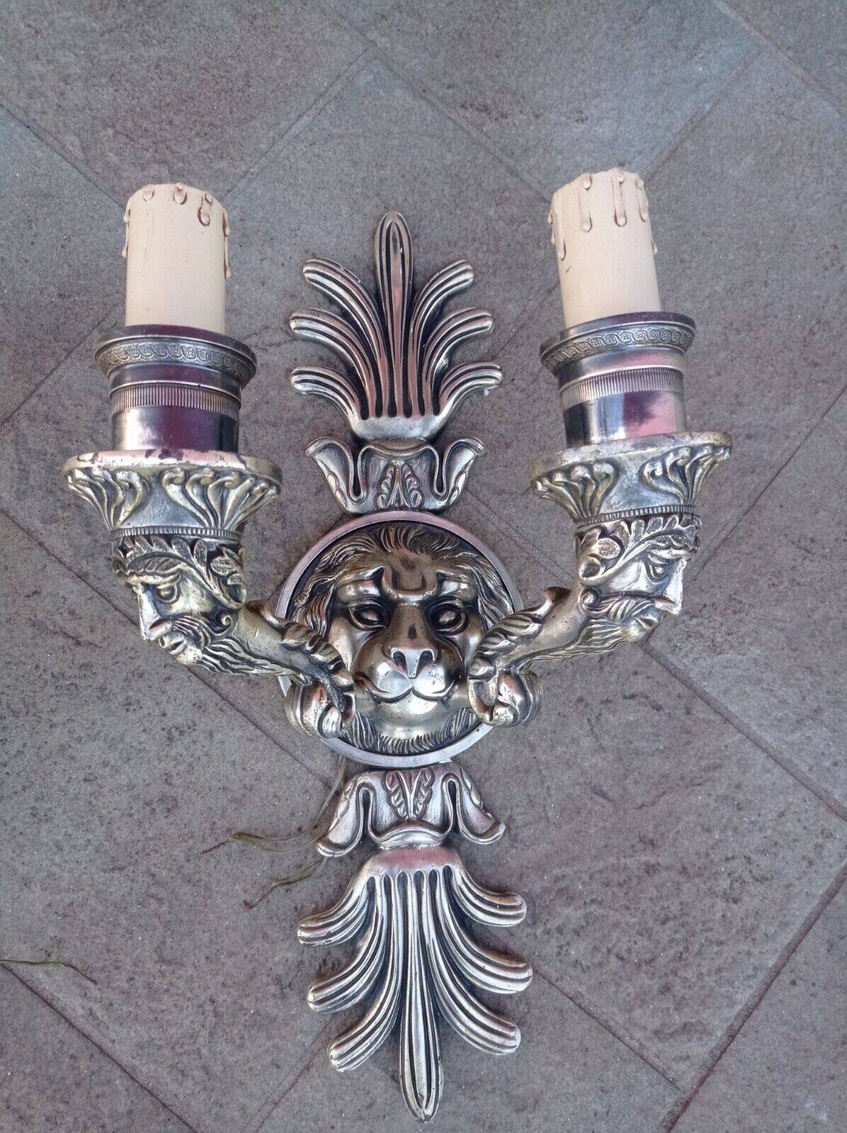 Paire d'appliques murales italiennes vintage