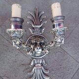 Paire d'appliques murales italiennes vintage