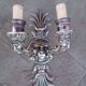 Paire d'appliques murales italiennes vintage