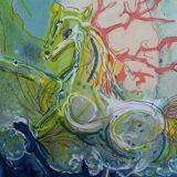 Salvador Dali: Horses - Neptune, signed lithograph