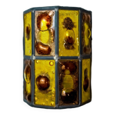 Applique brutaliste par Felipe Derflingher pour Feders, verre soufflé, 1960, Mexique