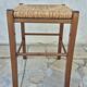 Tabouret paillé Français vintage