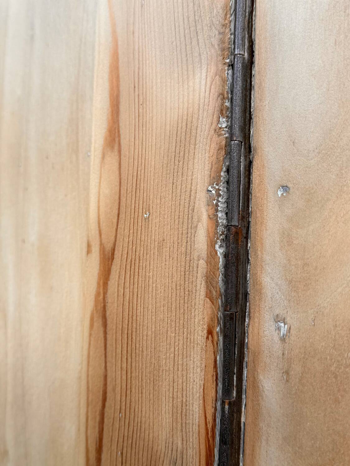 Vintage wooden wardrobe from 1940.