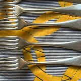 Silver - 6 single-flat forks