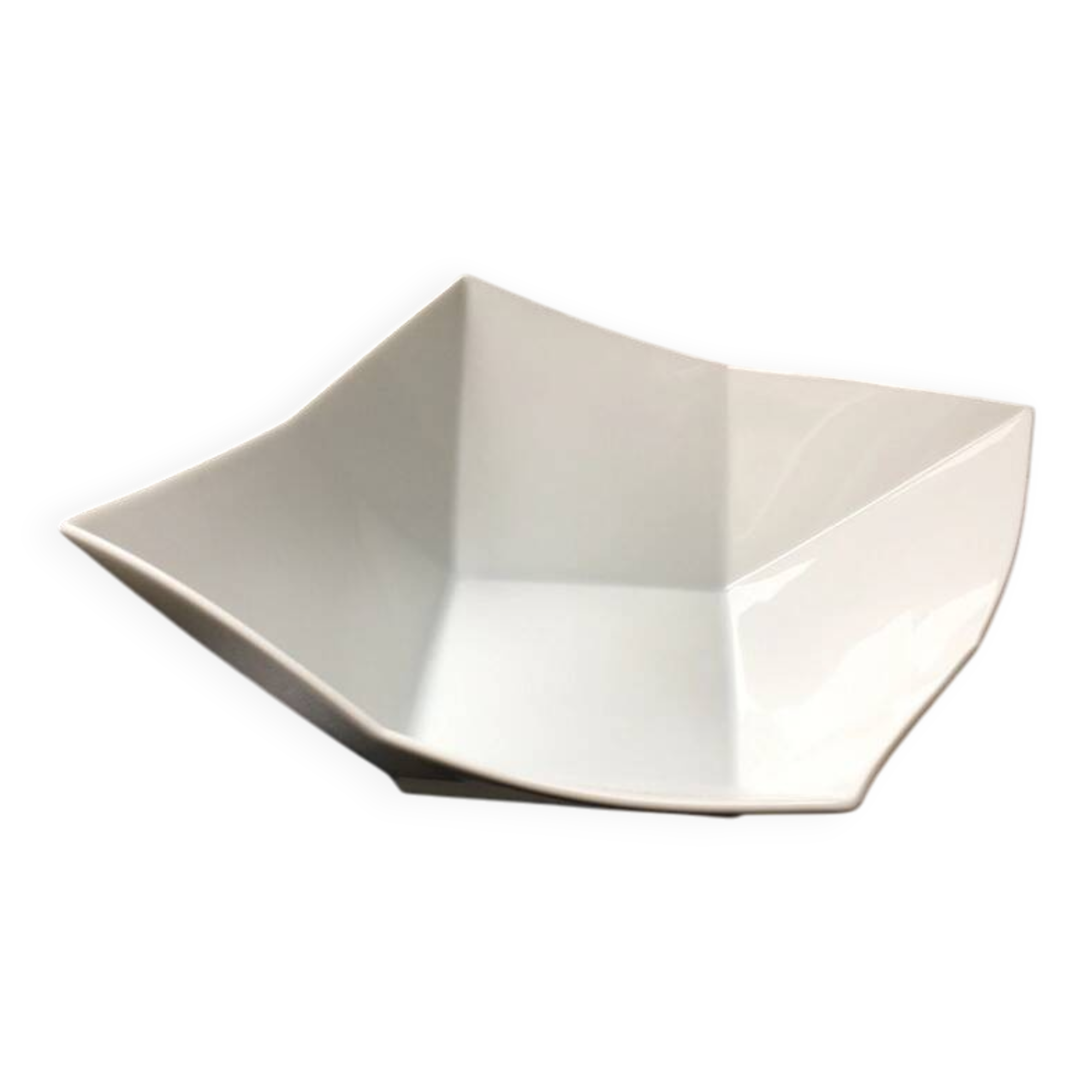 Folded Salad Bowl by Aldo Cavanna for Bernardaud - Vintage