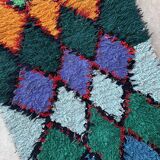 Moroccan carpet azilal colorful - 78 x 180 cm