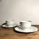 Tasses à thé en porcelaine de Limoges