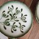 15 Dessert plates Decor de Gui enhanced with gold Badonviller FT 1910