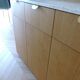 Contemporary bar in solid oak & double terrazzo top - Unique piece