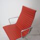 Eames Lounge chair EA116 red leather