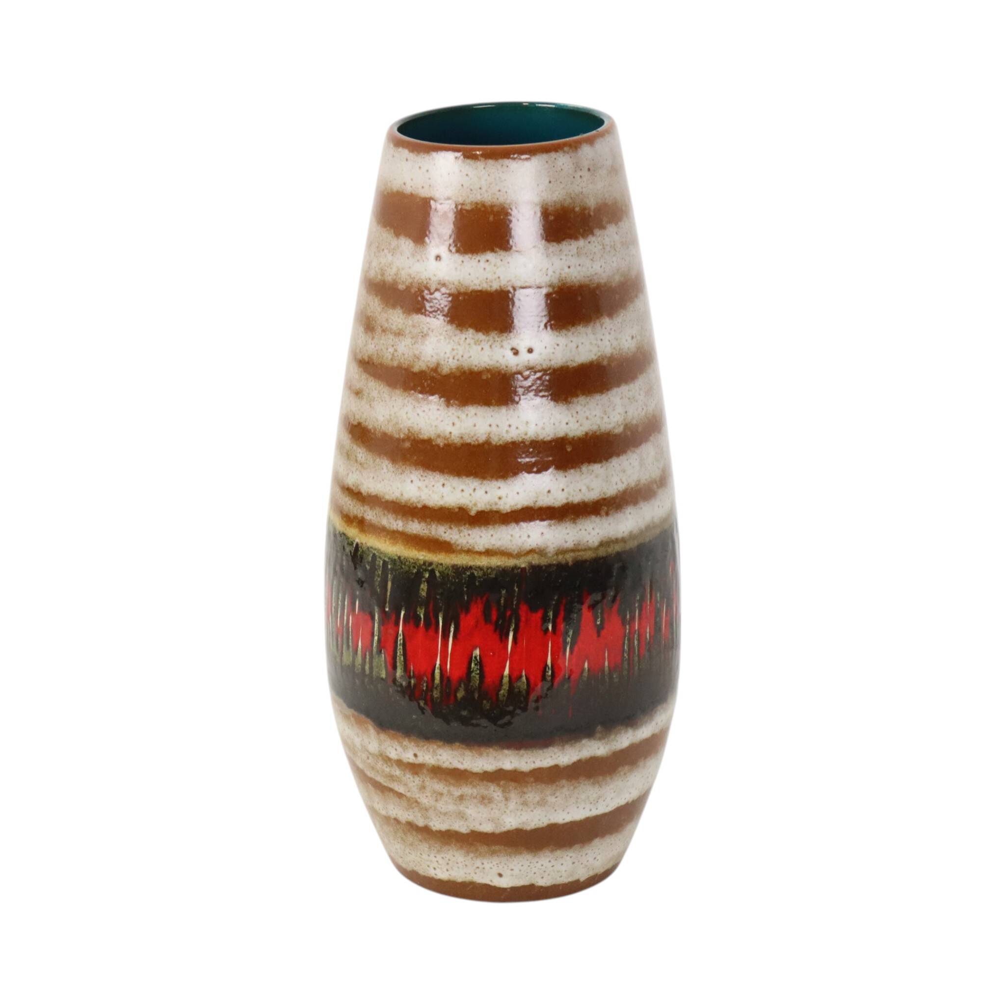 Scheurich 'Fat Lava' Lora Vase, Glazed Ceramic, 529-38