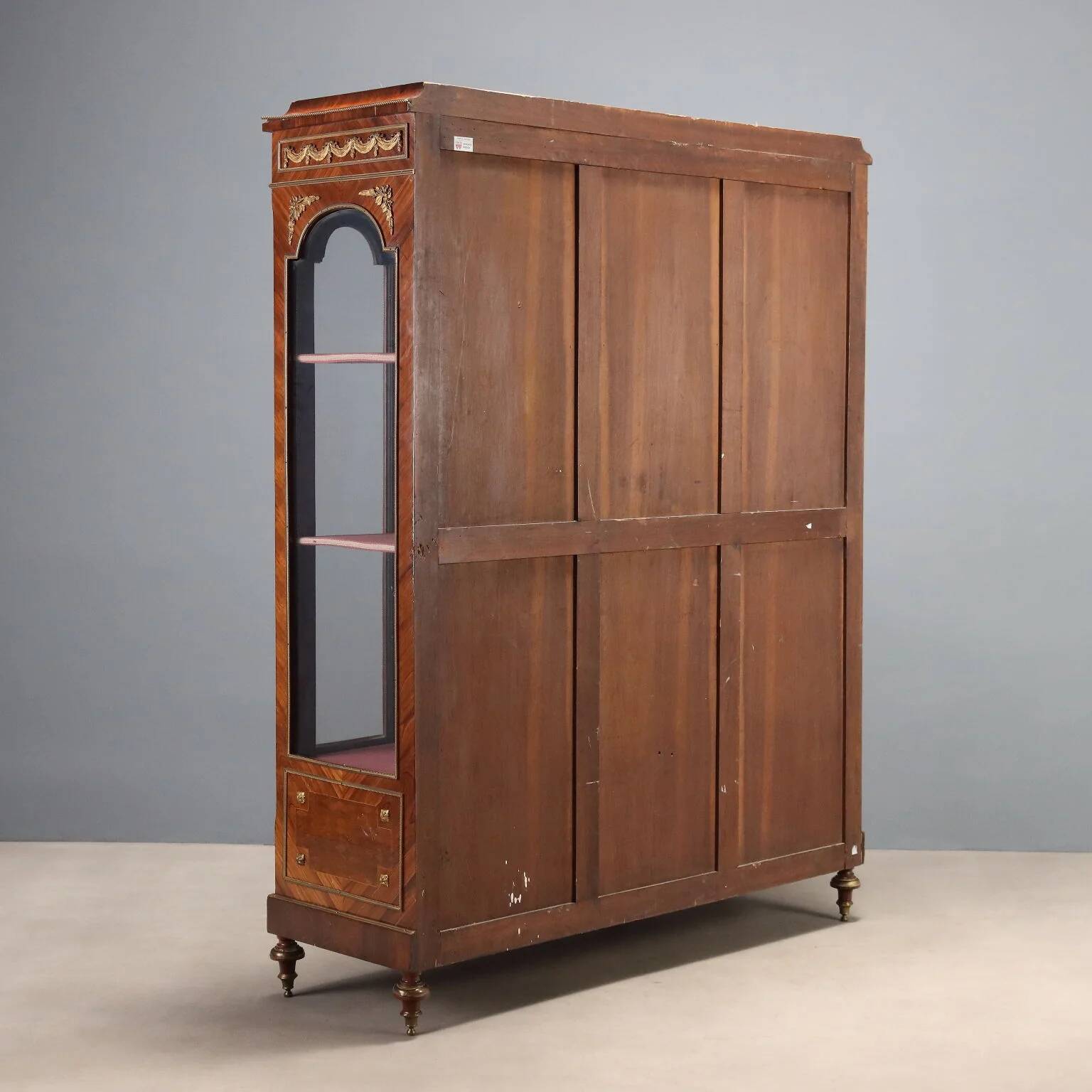 Bibliothèque ancienne en bois de violette et bronze, XIXe siècle