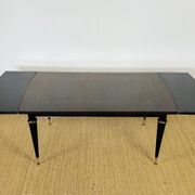 Table de salle à manger art déco française en macassar 1940