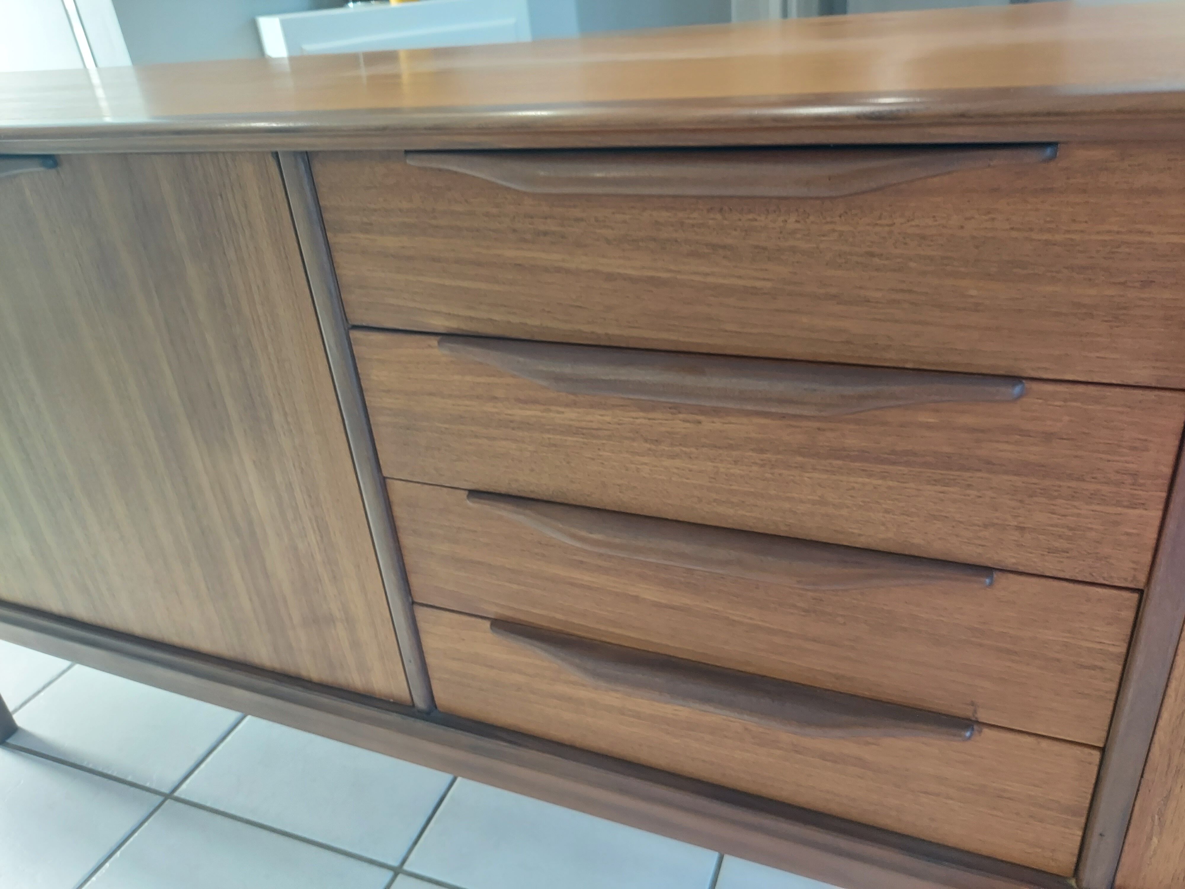 Scandinavian enfilade and vintage teak 1960s