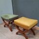 Pair of X-shaped stool