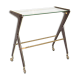 Rolling service table by Rama Torino