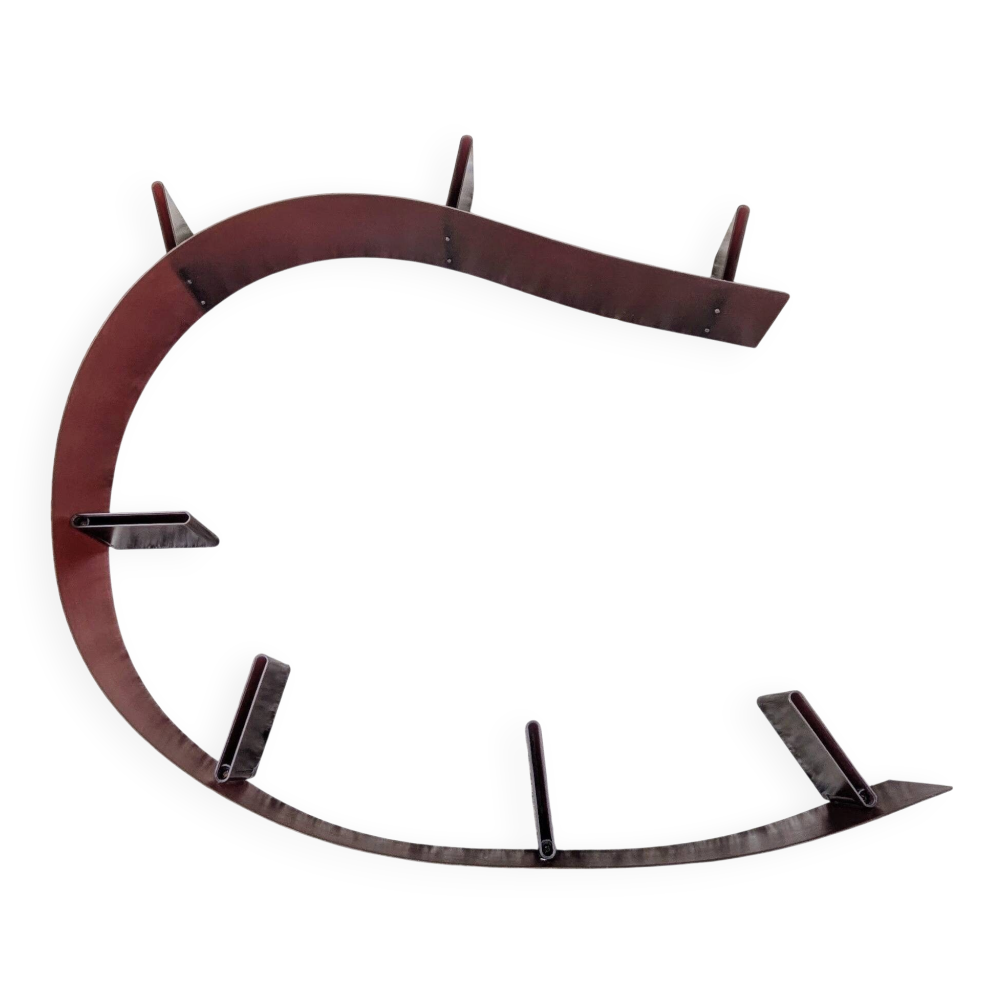 "bookworm" bookshelf kartell design ron arad 7 bookends