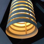 White lacquered metal pendant light - Hans-Agne Jakobsson