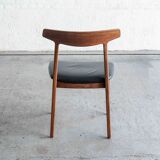 Dining chairs 'model 60' by Hennig Kjaernulf for Bruno Hansen, Denmark 1960