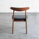 Dining chairs 'model 60' by Hennig Kjaernulf for Bruno Hansen, Denmark 1960