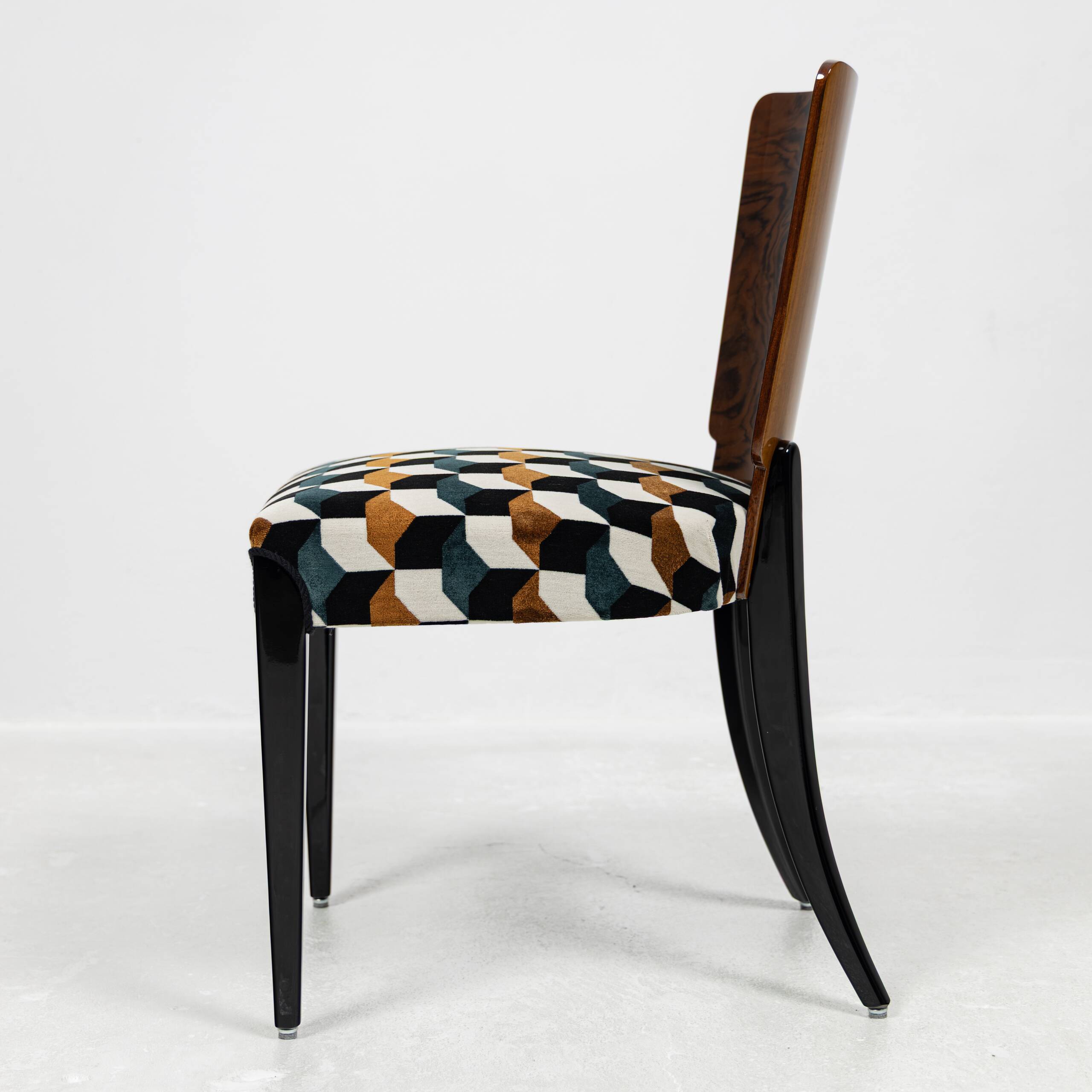 Set of 4 chairs H-214 Jindřich Halabala UP Závody 1950-1959