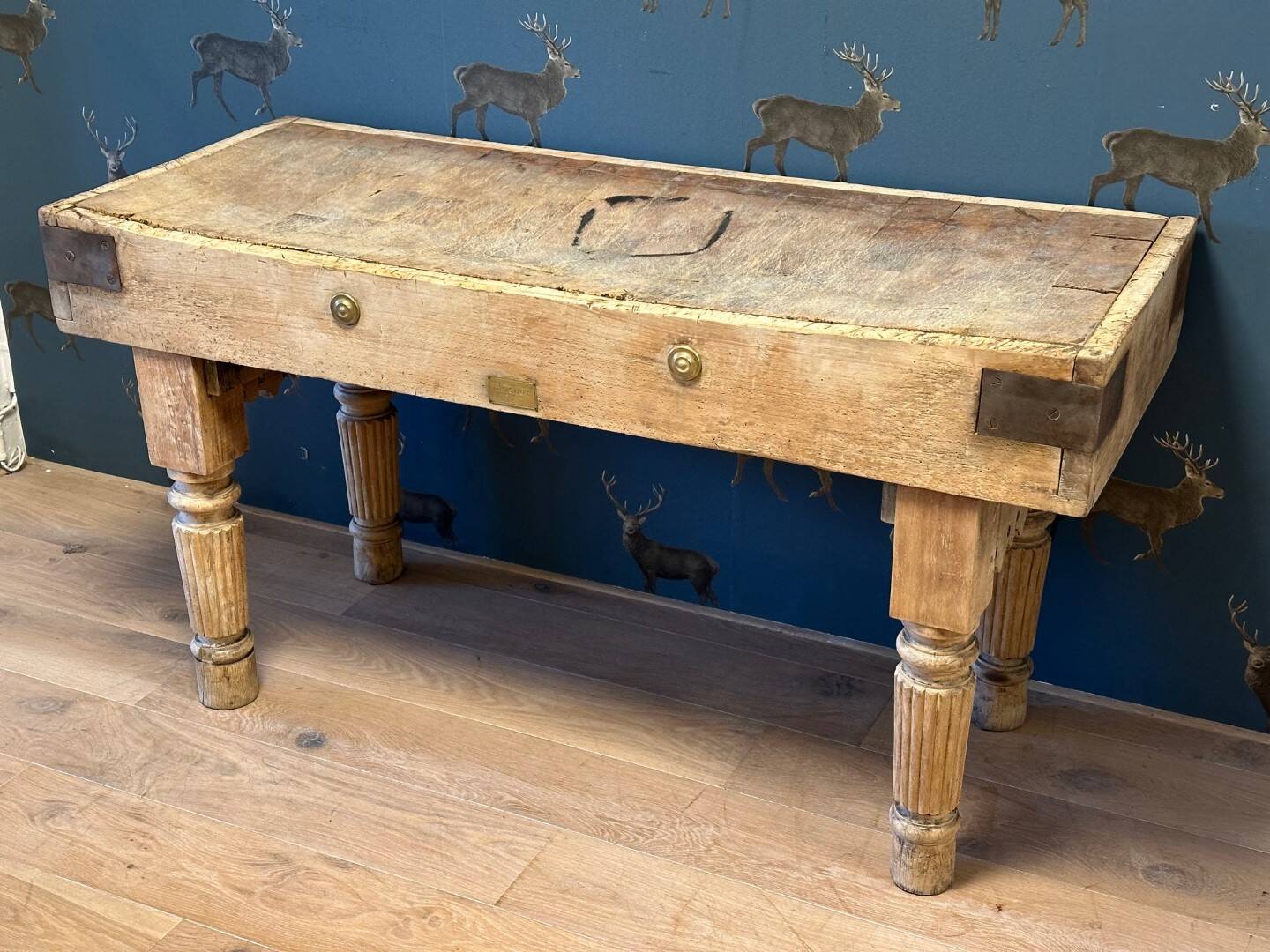 Antique Butcher Table