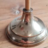 Brass flower candle holder