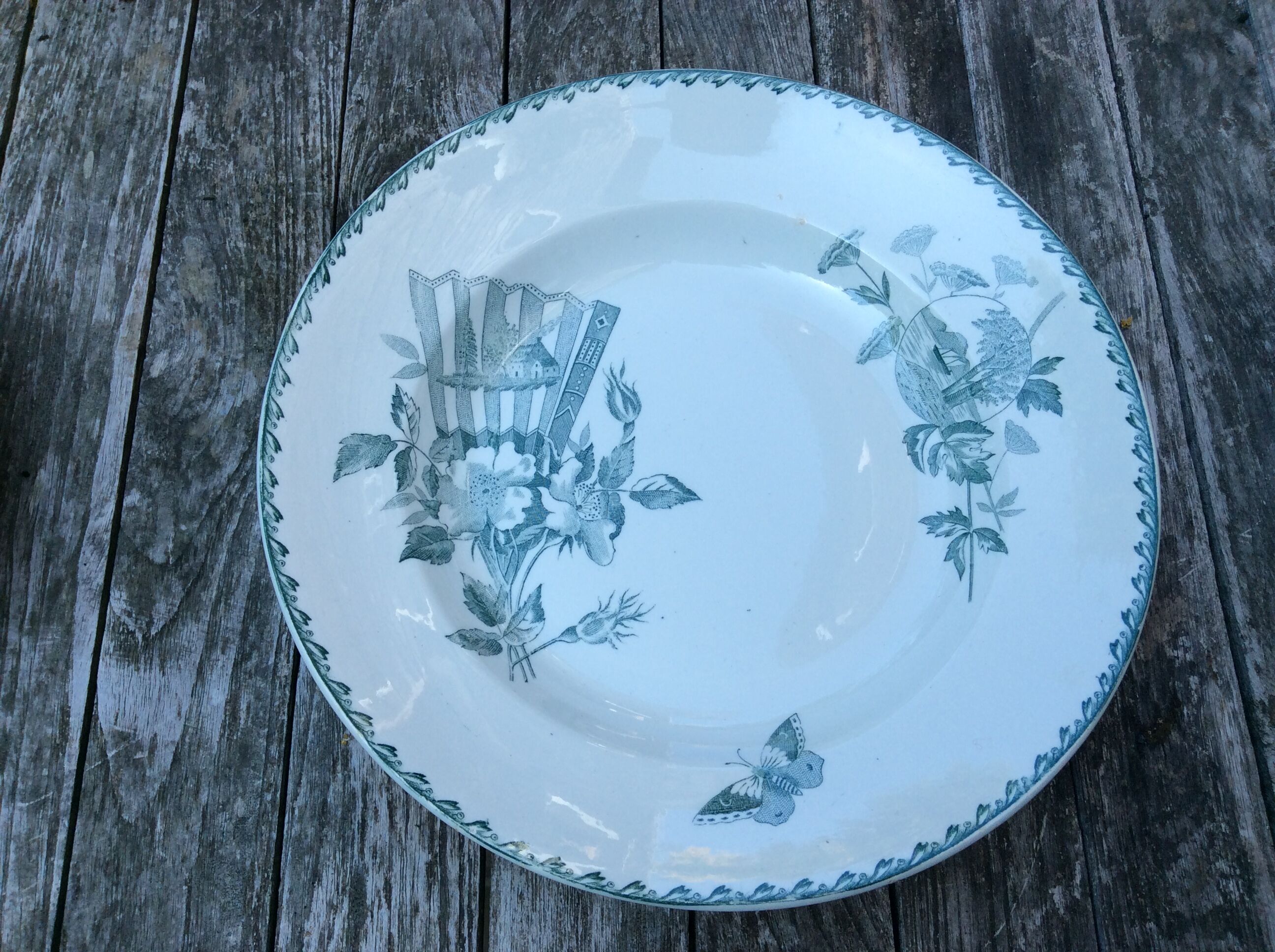 Series 6 tablespoons Plate Iron Earth