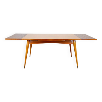 Table Vintage en Acajou Travail Français 1960